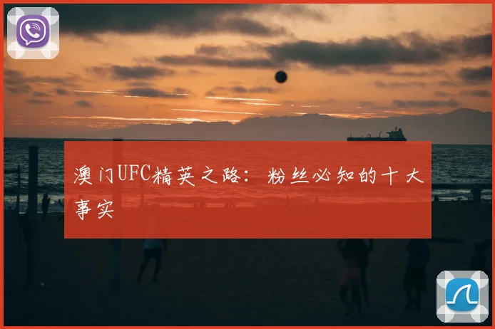 澳门UFC精英之路：粉丝必知的十大事实